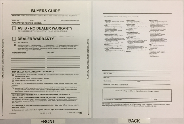 8252-17 • 1 Part Buyer's Guide Seals on all 4 Sides